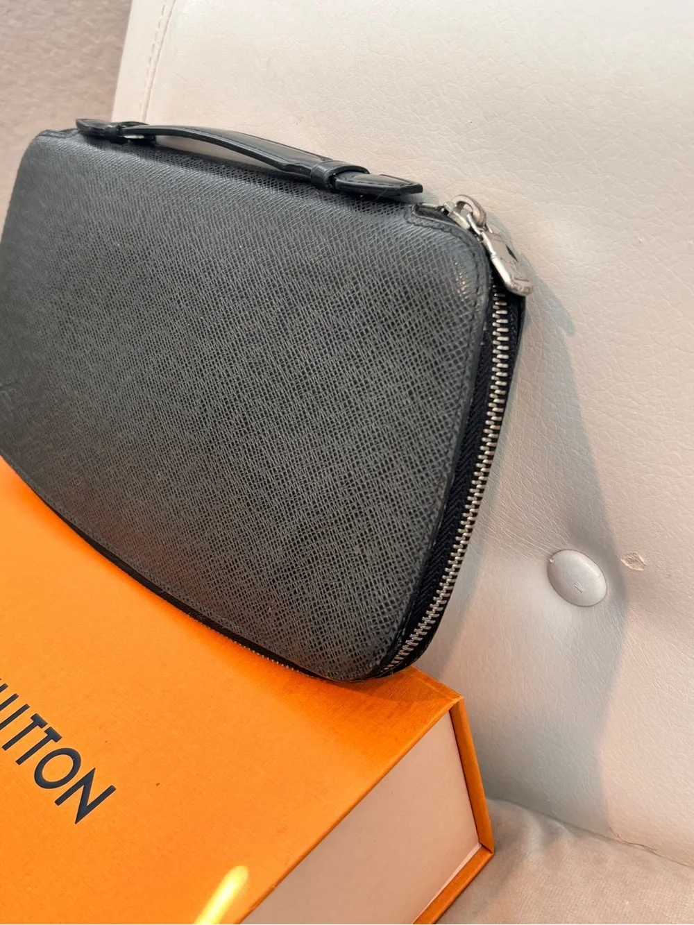 Louis Vuitton Taiga Atoll Travel Organizer Clutch Wallet